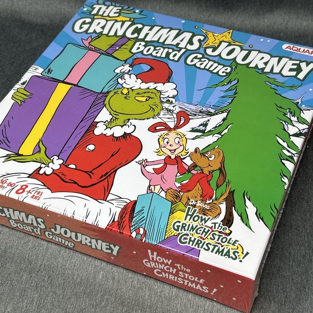 NEW The Grinchmas Journey Board Game Dr Seuss How The Grinch Stole Christmas
